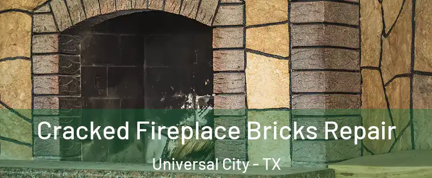  Cracked Fireplace Bricks Repair Universal City - TX