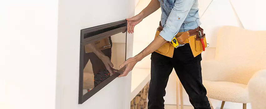 Metal Fireplace Installation in Universal City, Texas