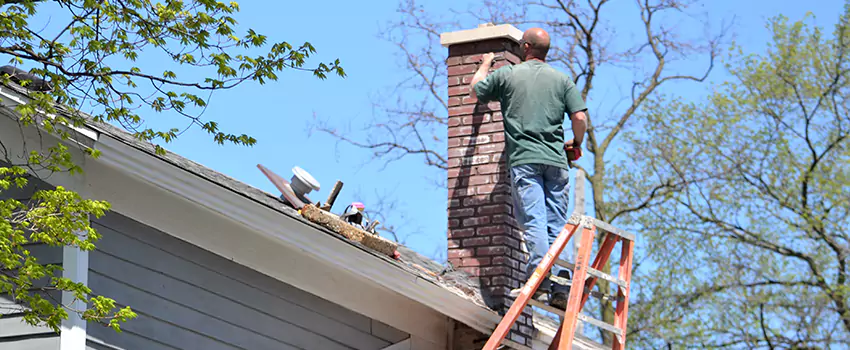 Vinyl and PVC Chimney Flashing Installation in Universal City, TX