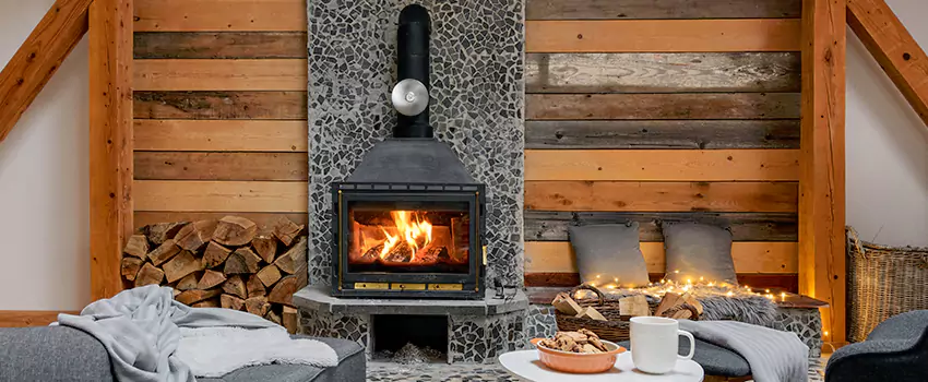 Thelin Hearth Products Direct Vent Gas Stove Fireplace Inspection in Universal City, Texas